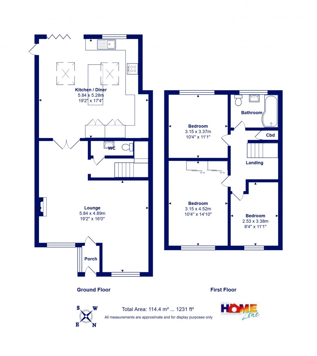 Floorplans For Mudeford, Christchurch, Dorset