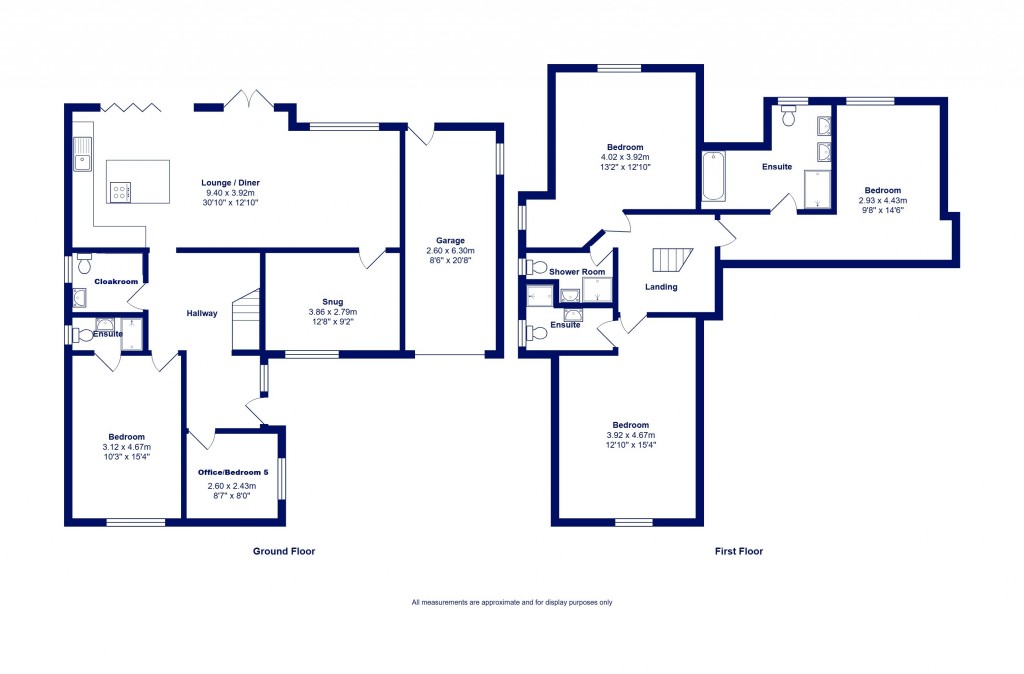 Floorplans For Highcliffe On Sea, Christchurch, Dorset