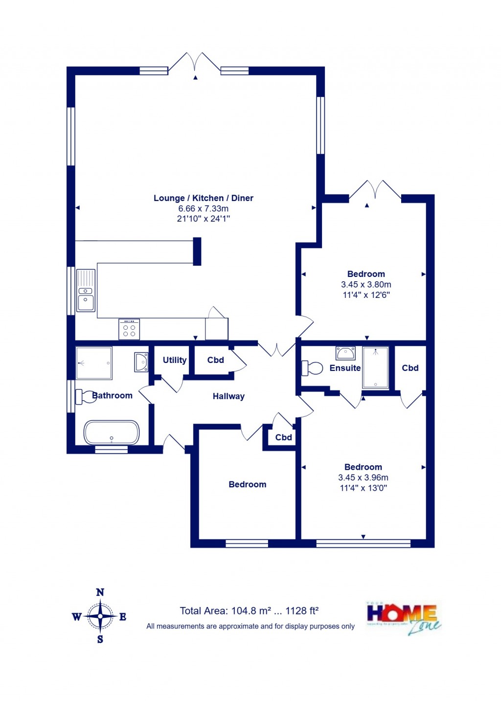 Floorplans For Highcliffe On Sea, Christchurch, Dorset