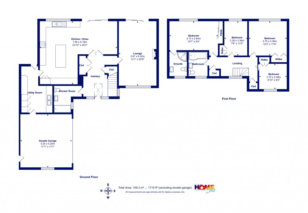 Floorplans For Friars Cliff, Christchurch, Dorset