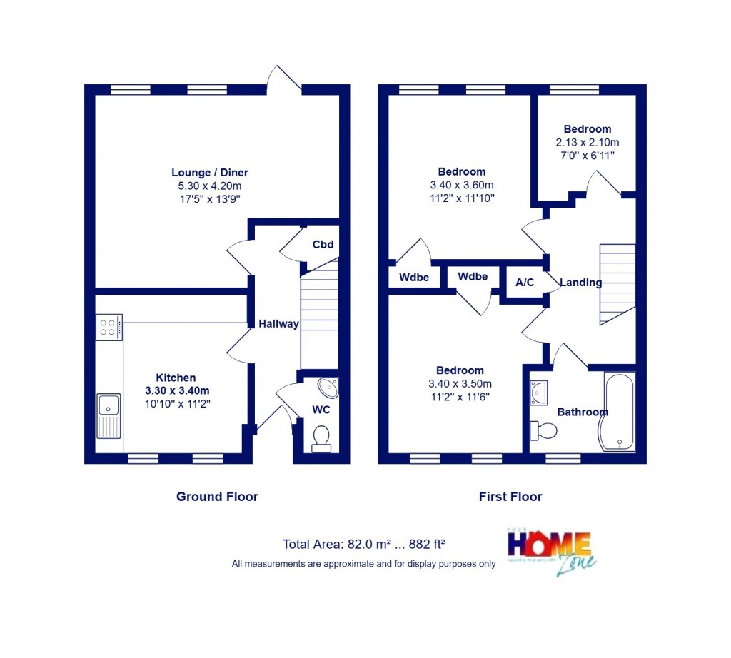 Floorplans For Highcliffe On Sea, Christchurch, Dorset
