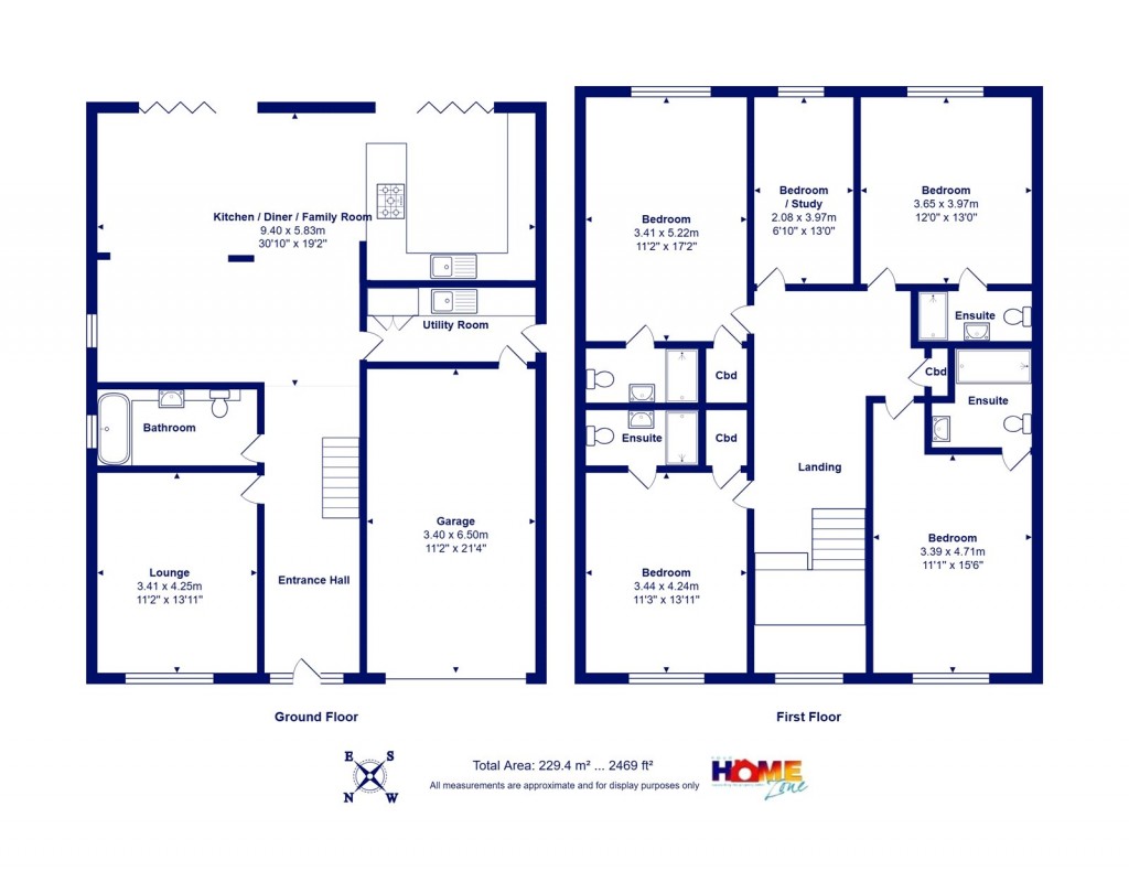 Floorplans For Walkford, Christchurch, Dorset