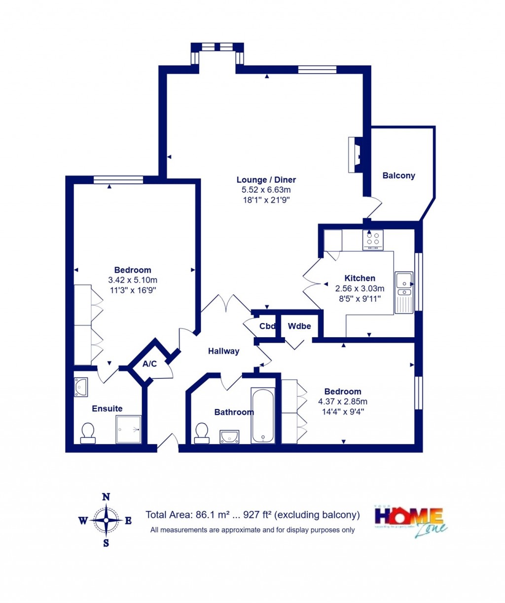 Floorplans For Highcliffe On Sea, Christchurch, Dorset