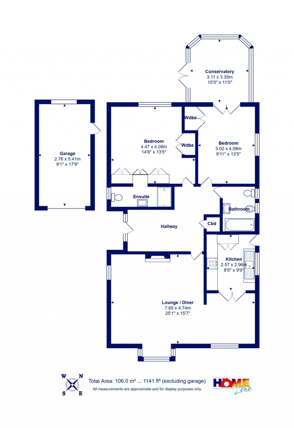 Floorplans For Highcliffe On Sea, Christchurch, Dorset