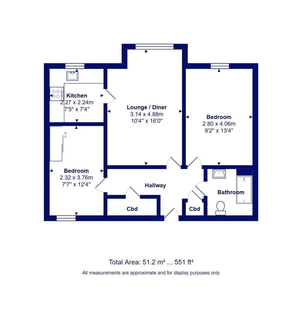 Floorplans For Highcliffe On Sea, Christchurch, Dorset