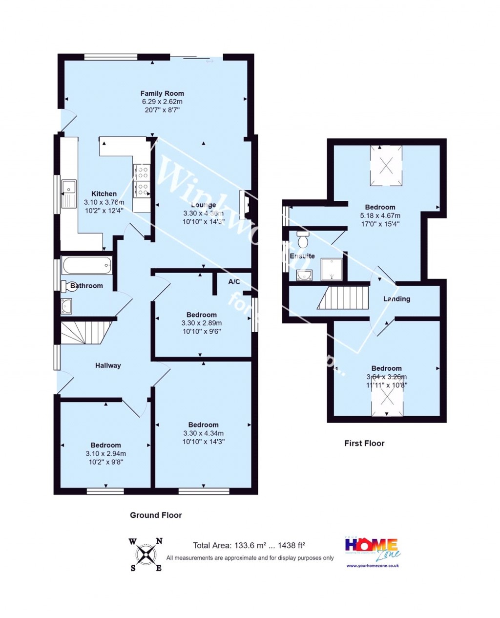 Floorplans For Walkford, Christchurch, Dorset