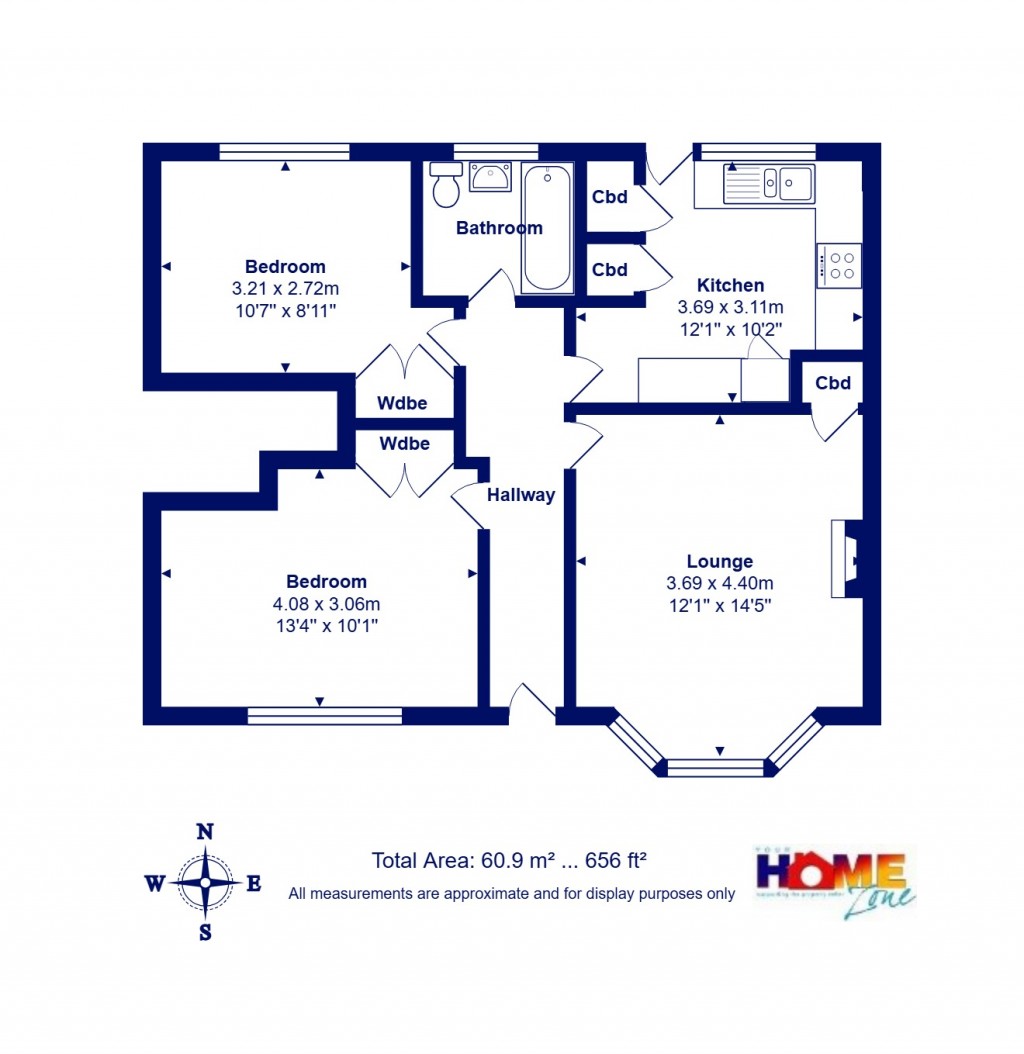 Floorplans For Highcliffe On Sea, Christchurch, Dorset