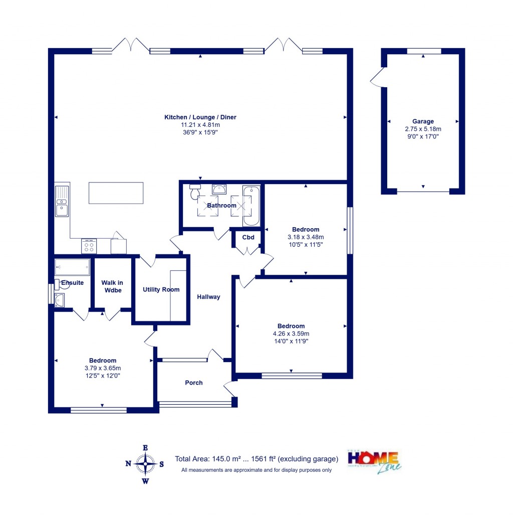Floorplans For Highcliffe On Sea, Christchurch, Dorset
