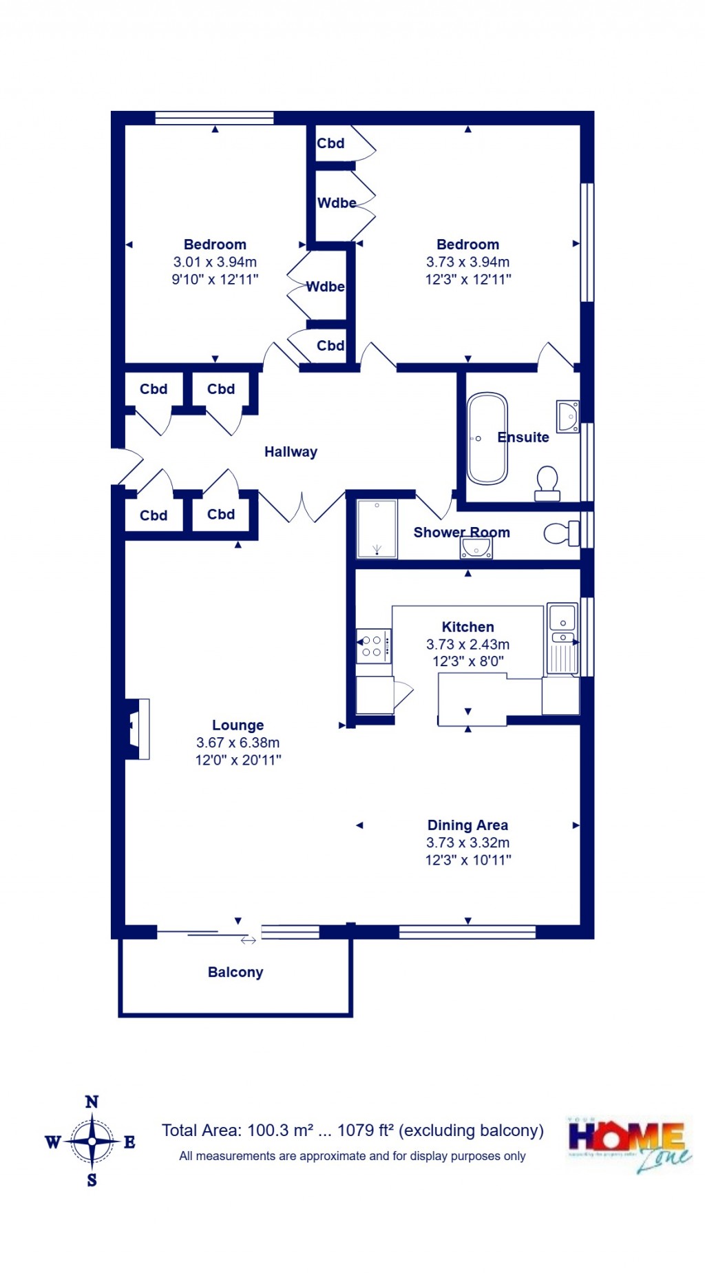Floorplans For Highcliffe On Sea, Christchurch, Dorset
