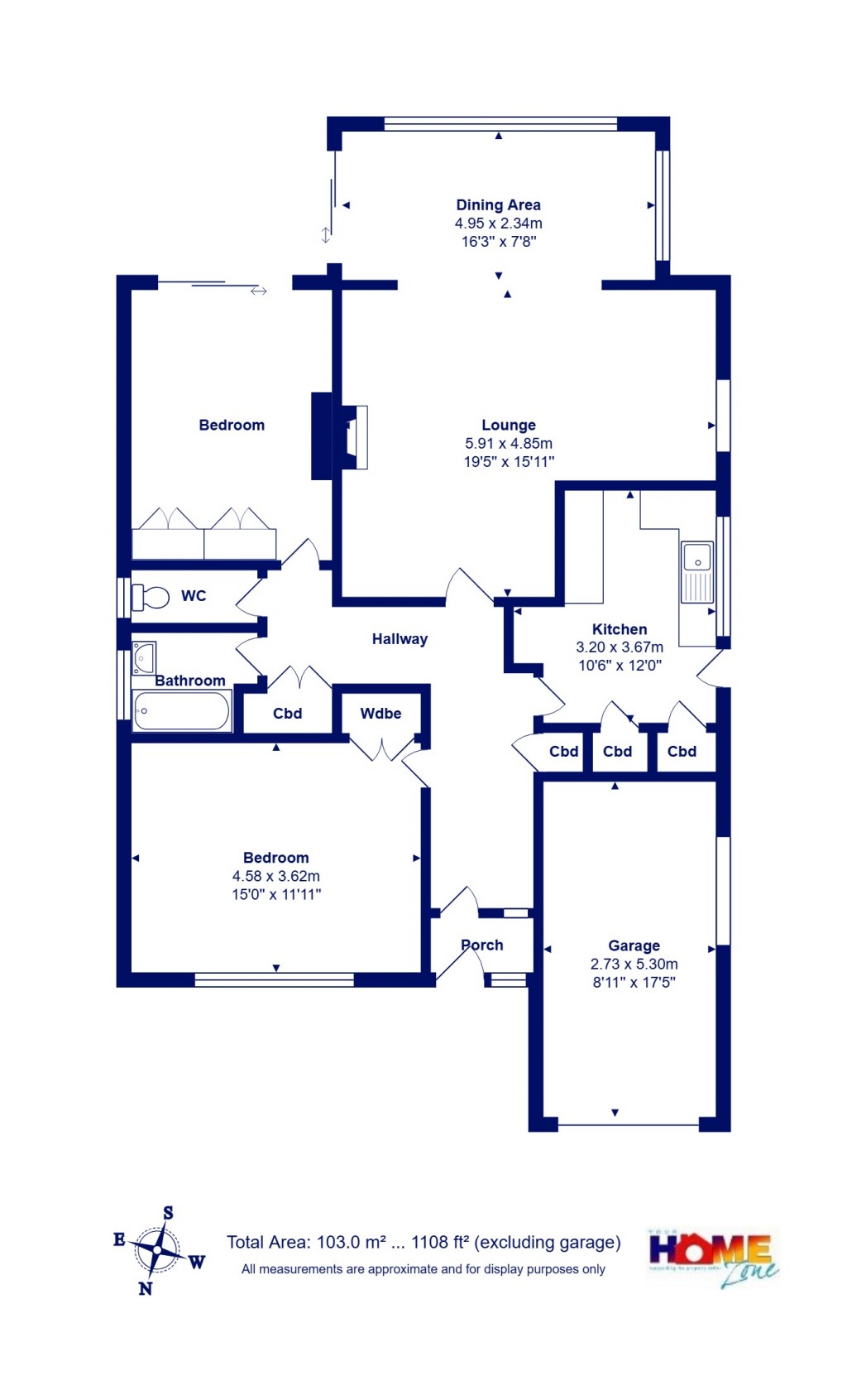 Floorplans For Highcliffe On Sea, Christchurch, Dorset