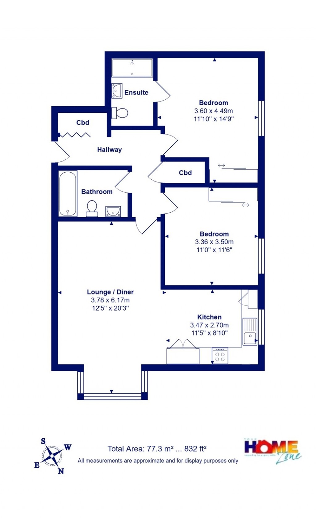 Floorplans For Walkford, Christchurch, Dorset
