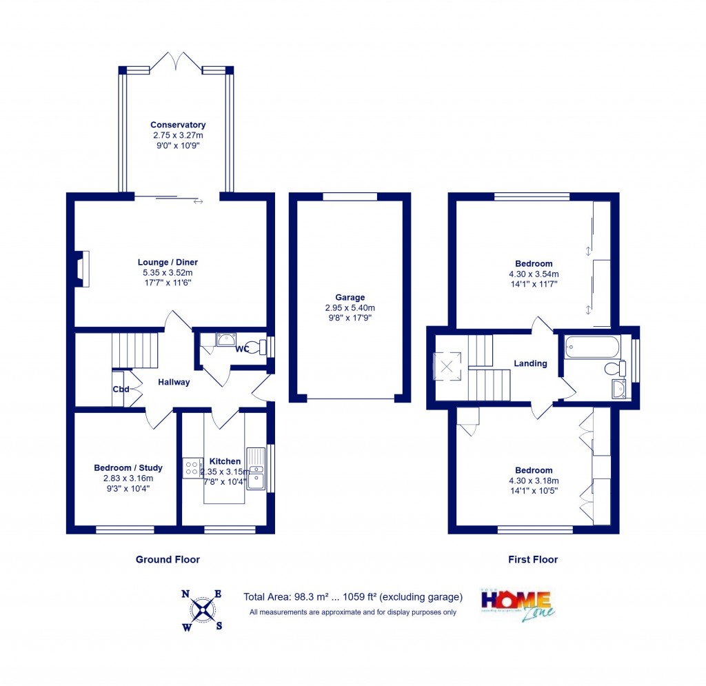 Floorplans For Walkford, Christchurch, Dorset