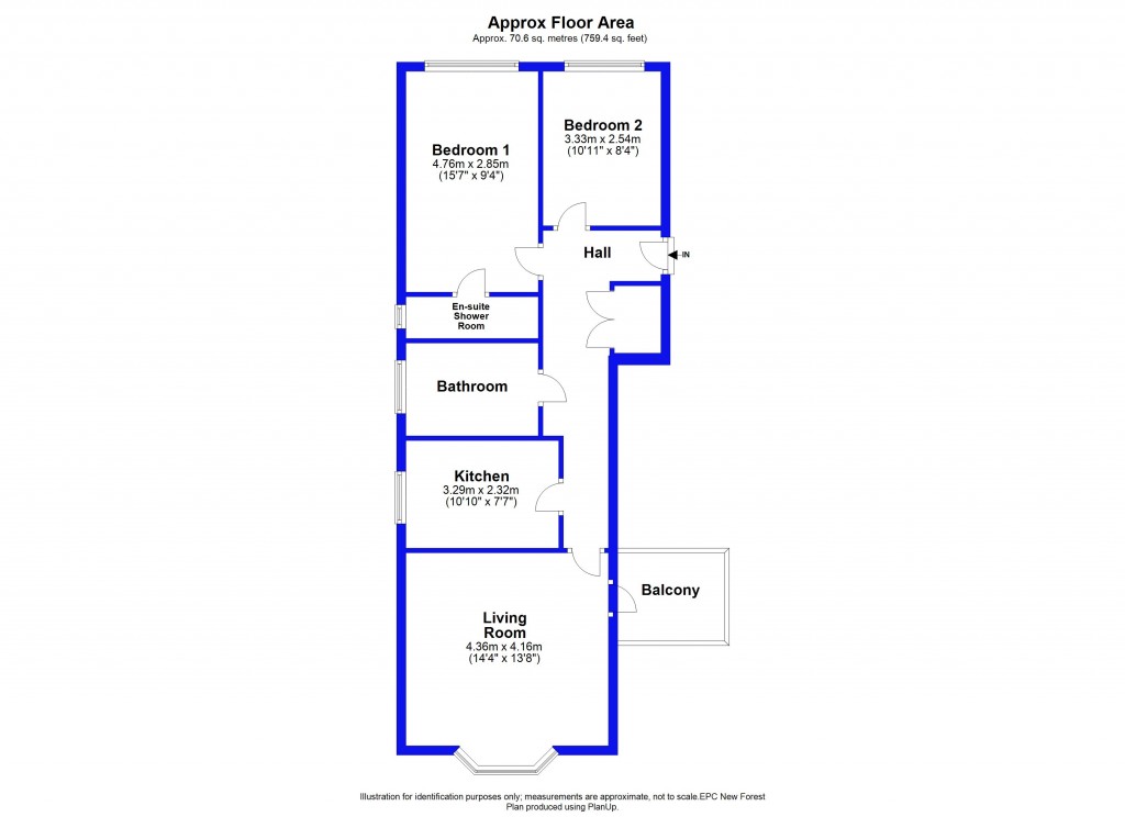 Floorplans For Highcliffe On Sea, Christchurch, Dorset