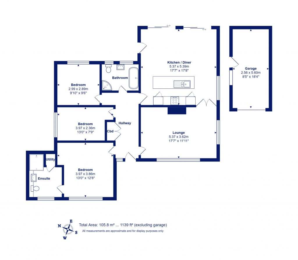 Floorplans For Highcliffe On Sea, Christchurch, Dorset