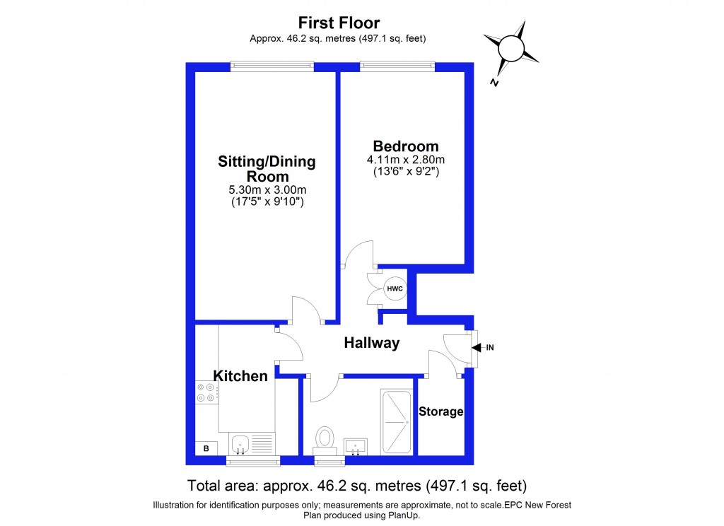 Floorplans For Highcliffe on Sea, Christchurch, Dorset