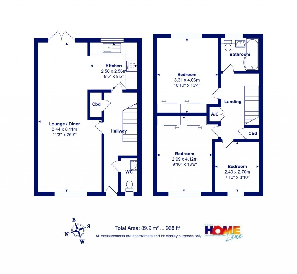 Floorplans For Walkford, Christchurch, Dorset