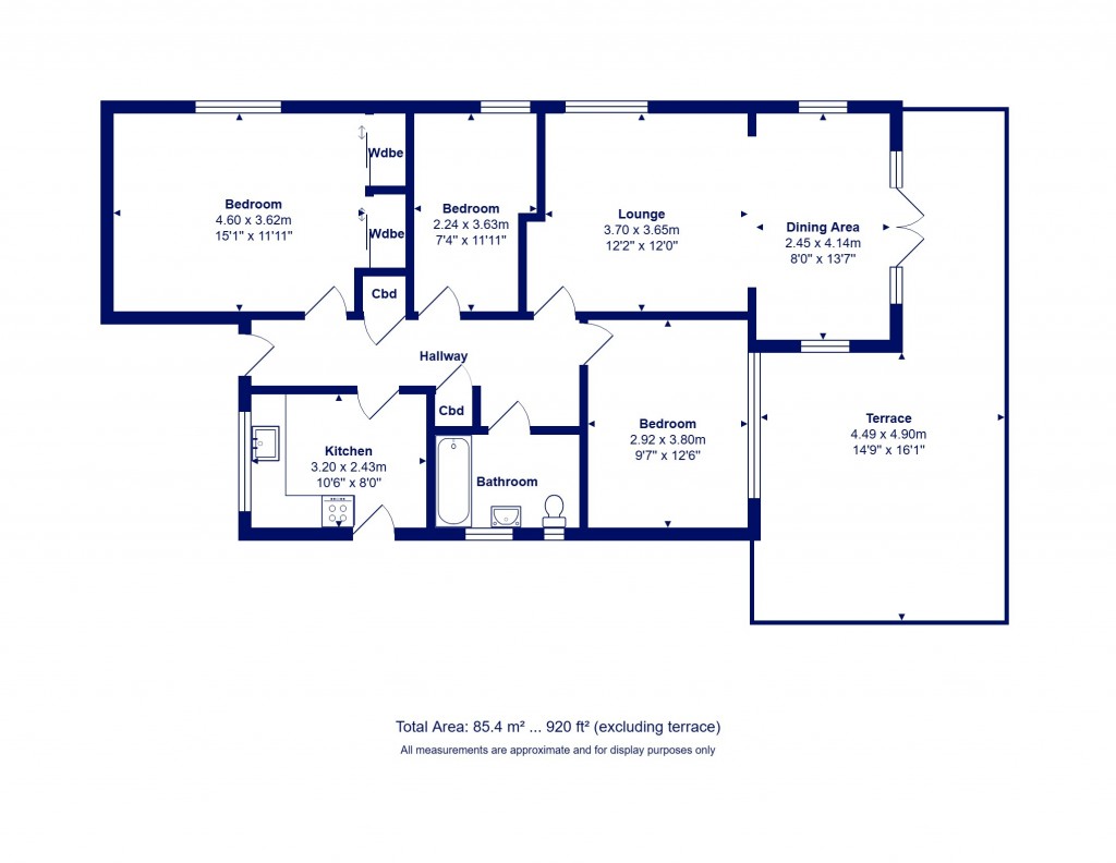 Floorplans For Highcliffe On Sea, Christchurch, Dorset