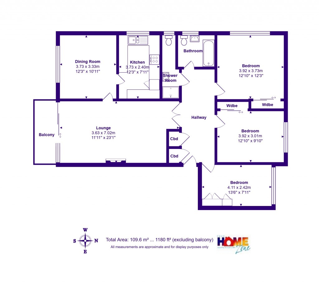 Floorplans For Highcliffe On Sea, Christchurch, Dorset