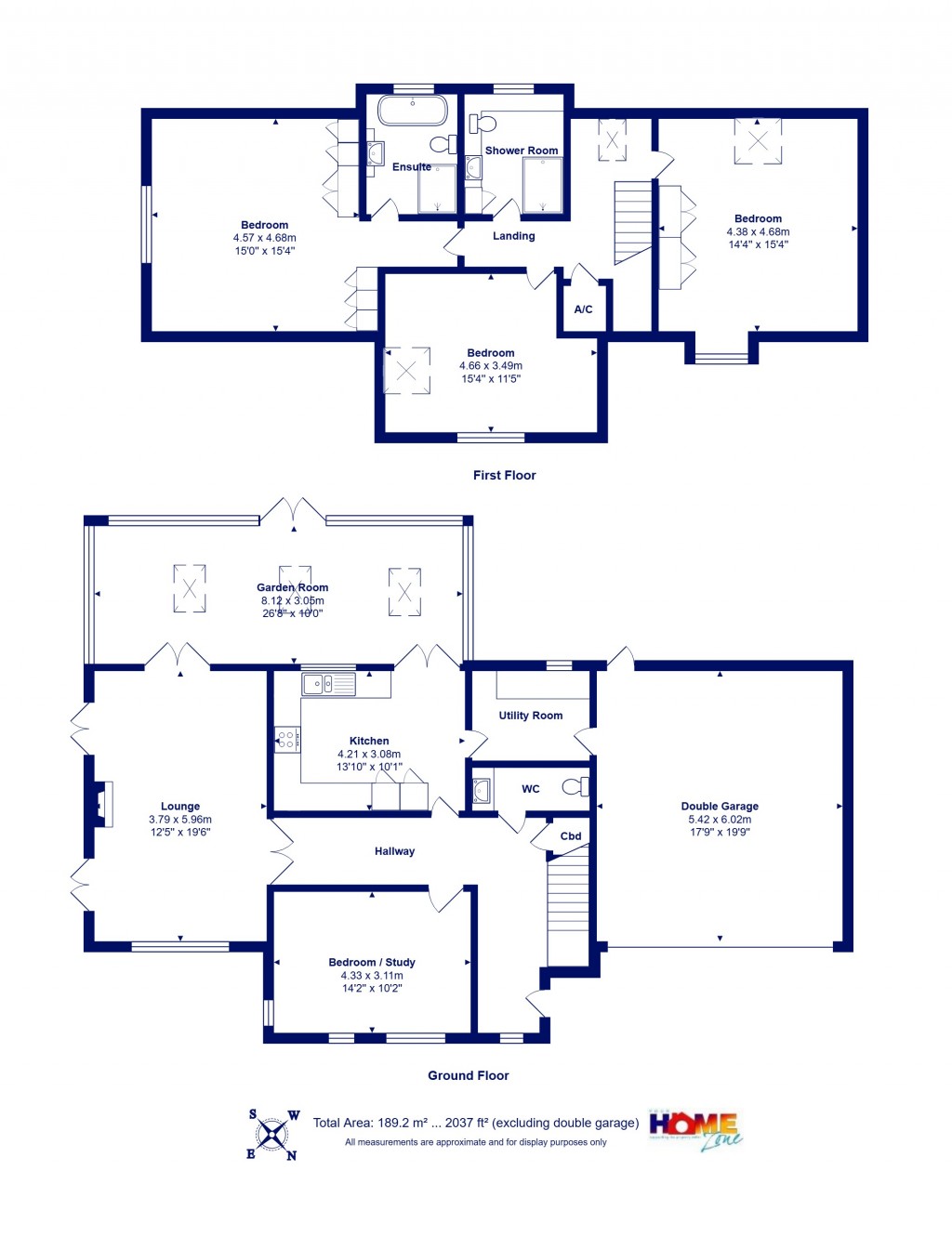 Floorplans For Highcliffe On Sea, Christchurch, Dorset