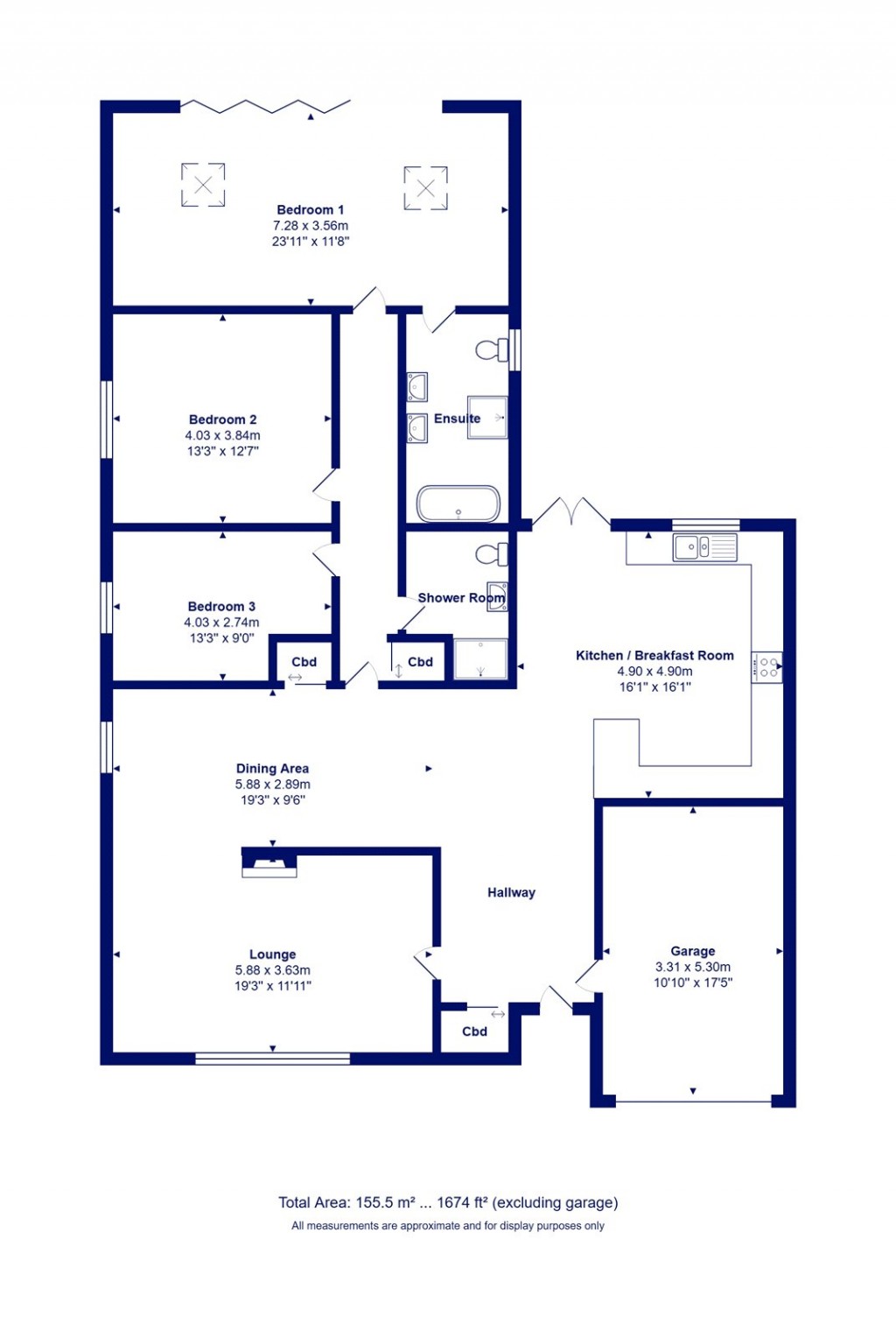 Floorplans For Highcliffe On Sea, Christchurch, Dorset