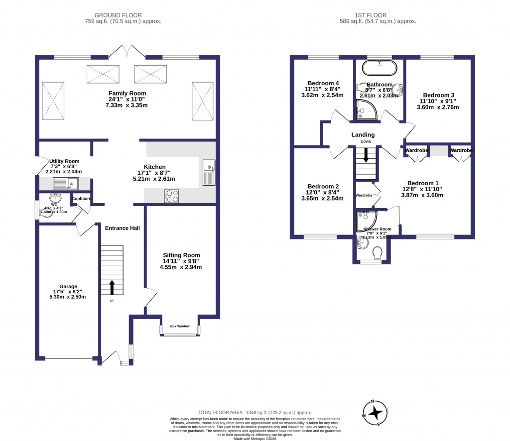 Floorplans For Mudeford, Dorset