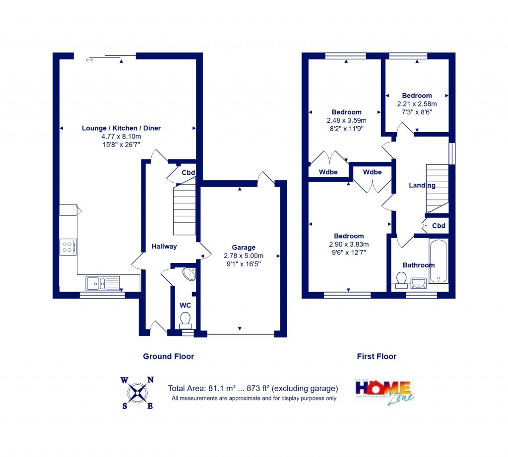 Floorplans For Mudeford, Dorset