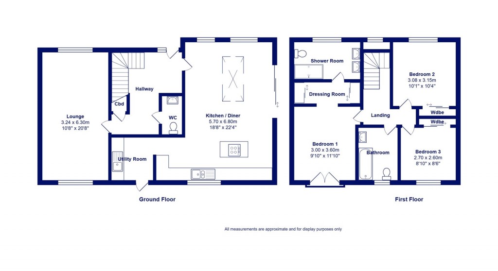 Floorplans For Walkford, Christchurch, Dorset