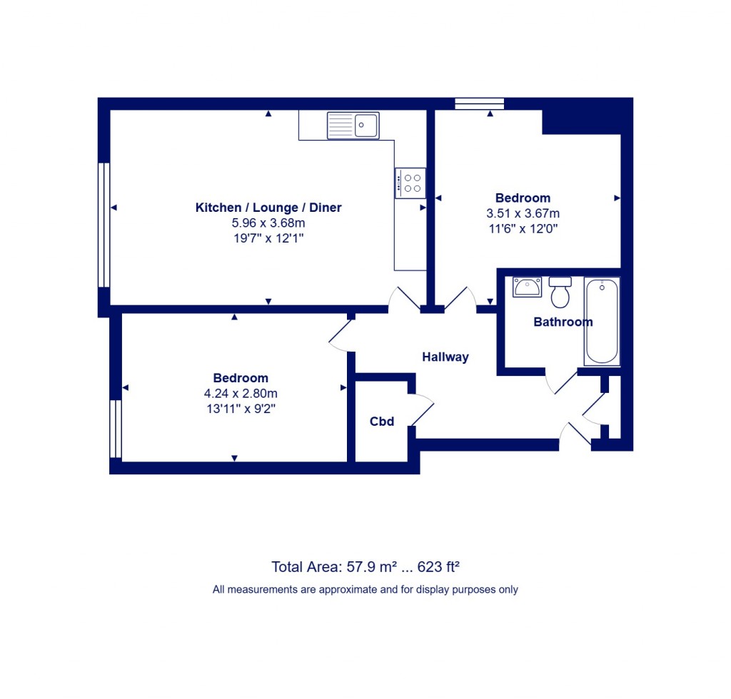 Floorplans For Highcliffe On Sea, Christchurch, Dorset