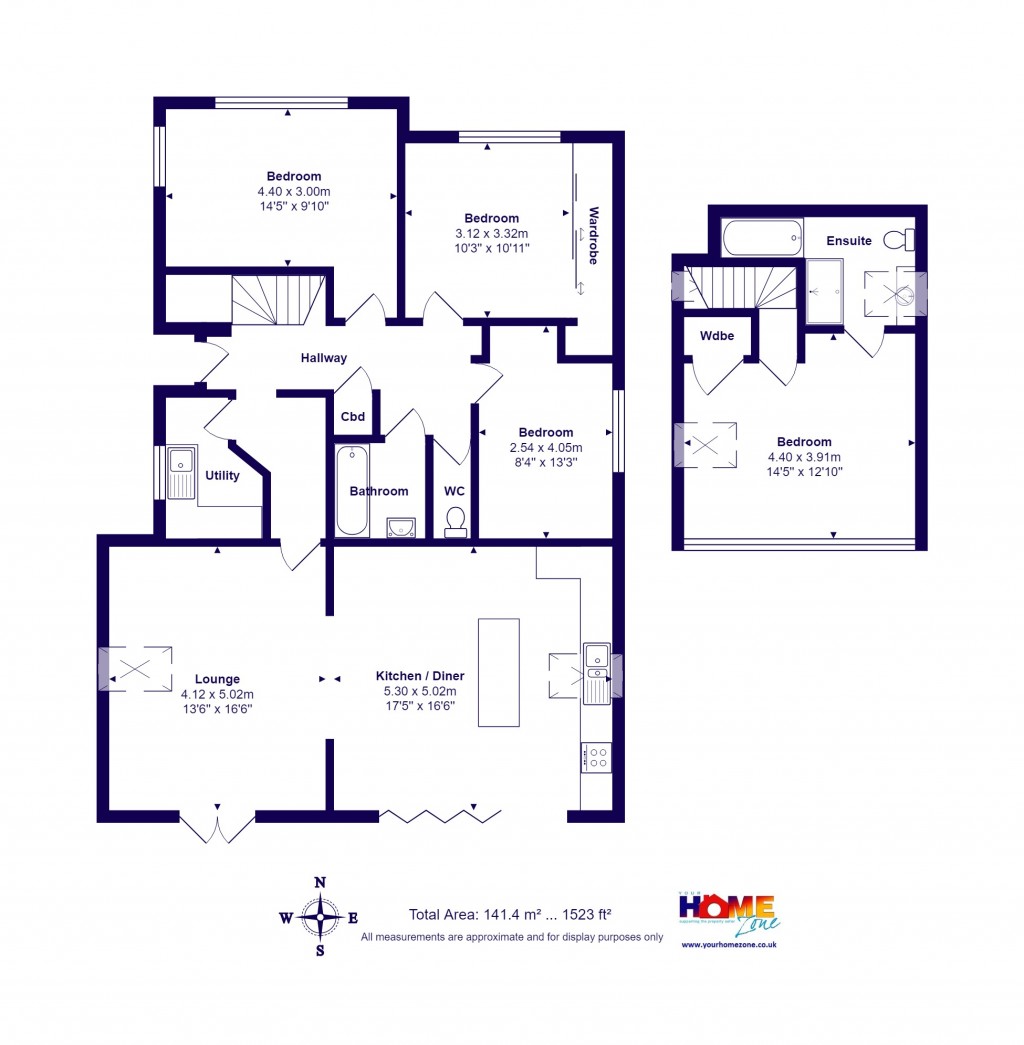 Floorplans For Highcliffe On Sea, Christchurch, Dorset