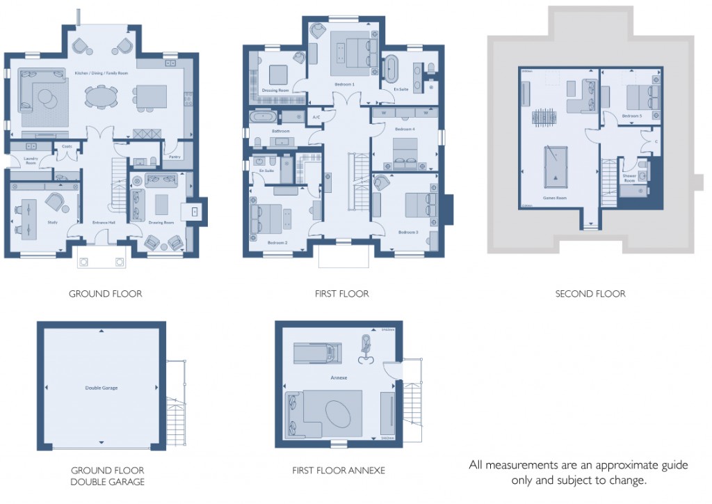 Floorplans For St Catherines Place, Sleepers Hill, Winchester, Hampshire, SO22
