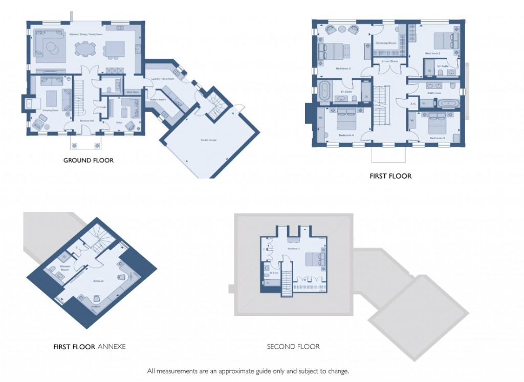Floorplans For St Catherine's Place, Sleepers Hill, Winchester, Hampshire, SO22