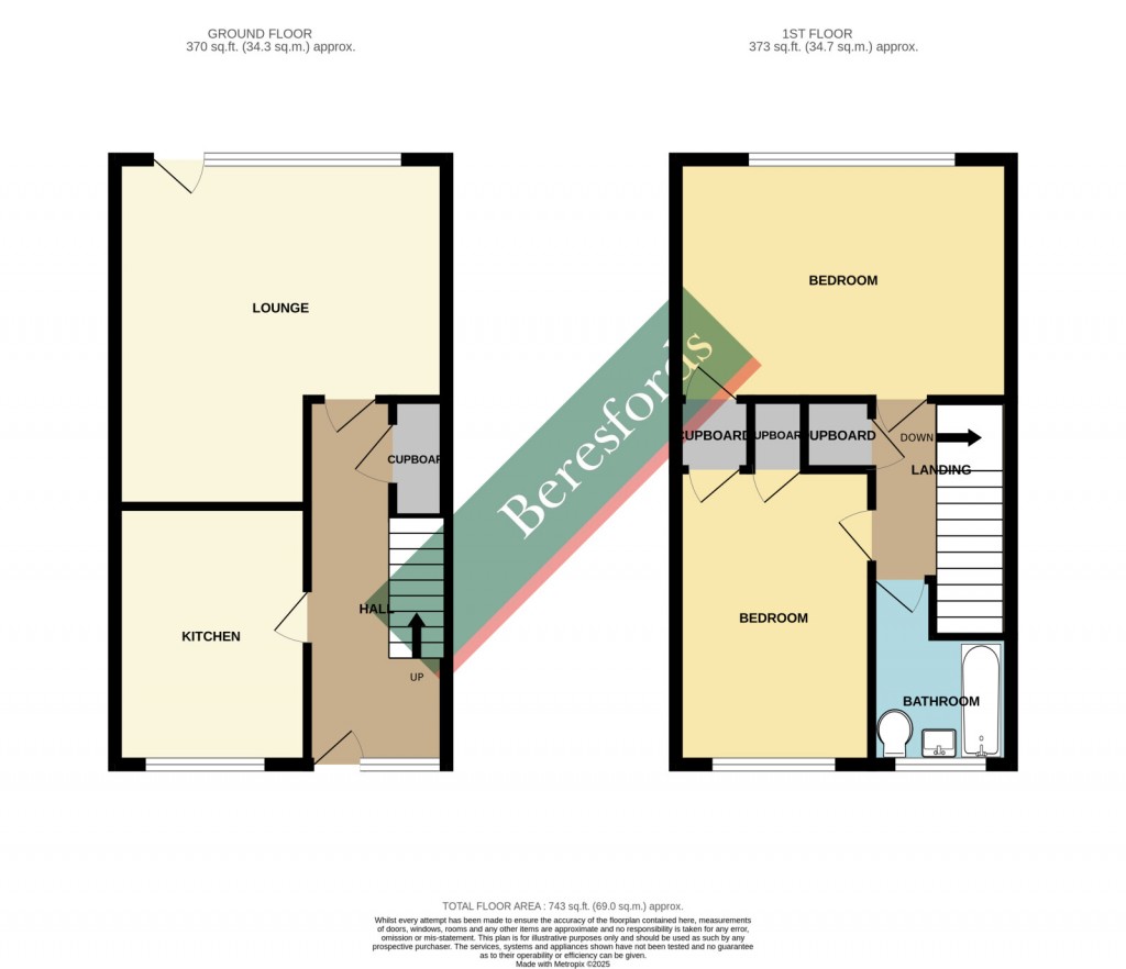Floorplans For Rise Park Parade, Romford, Essex