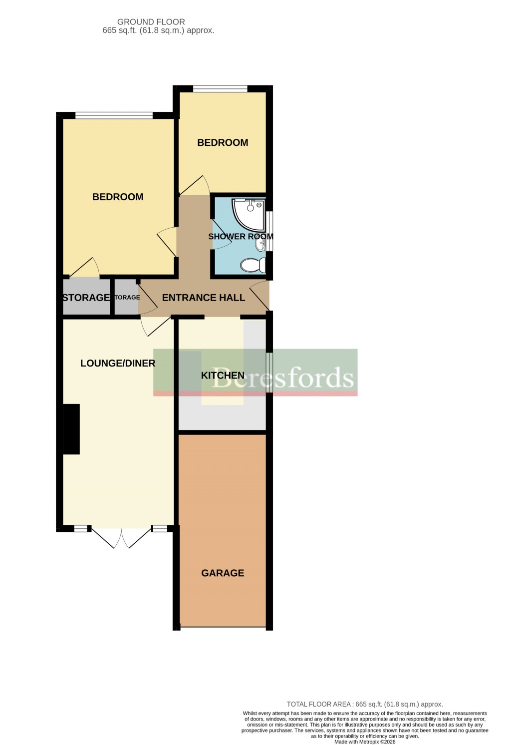 Floorplans For Allen Road, Rainham, Essex