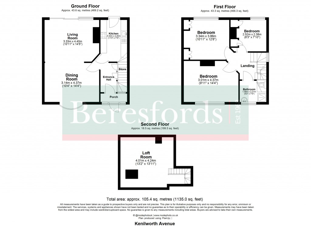 Floorplans For Harold Wood, Essex