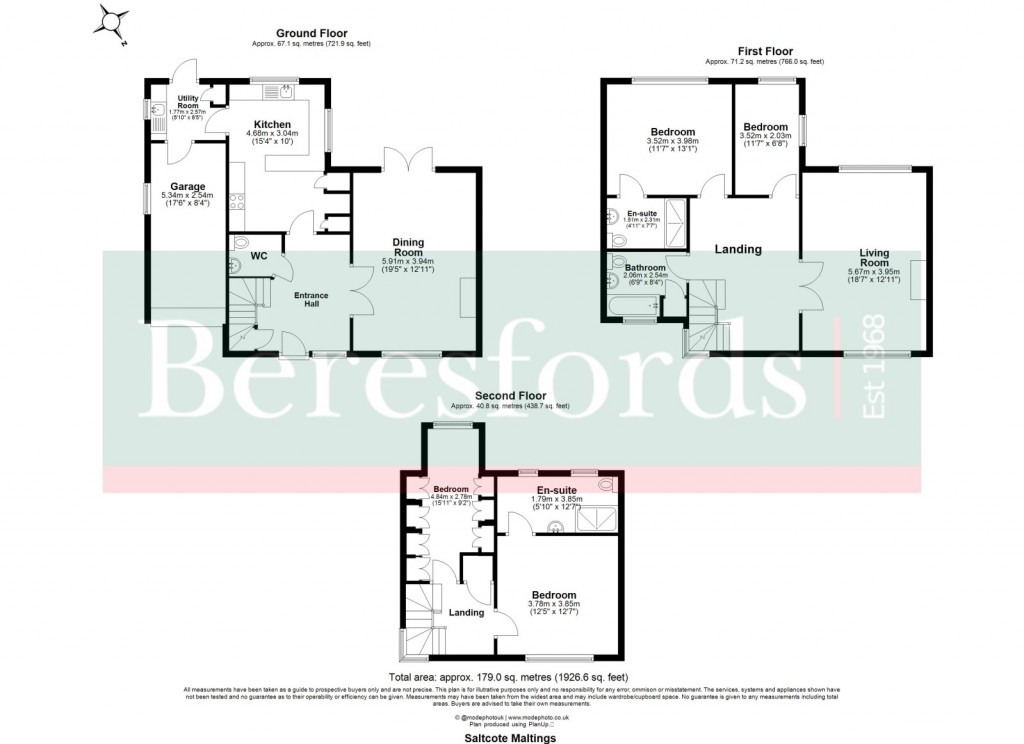 Floorplans For Heybridge, Maldon, Essex