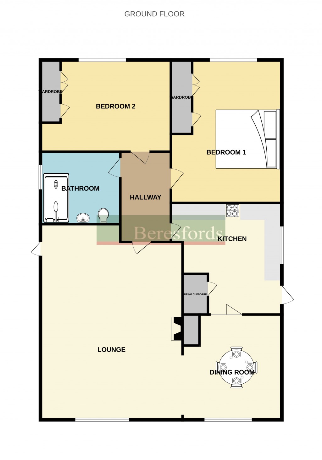 Floorplans For Whitehall Road, Colchester, Essex