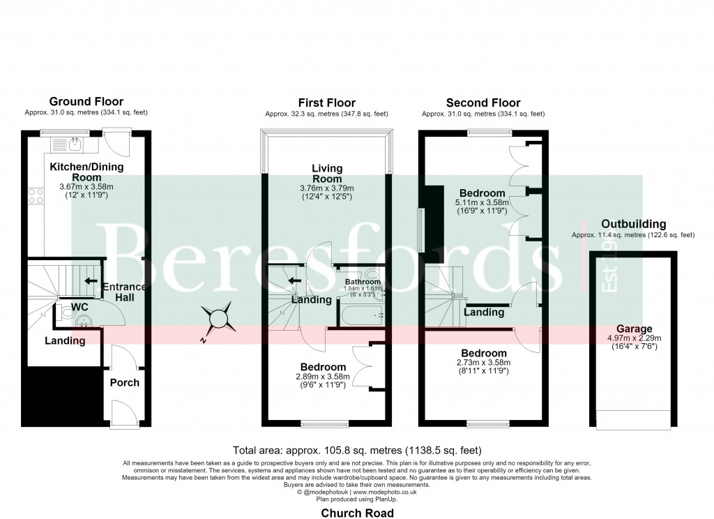 Floorplans For Harold Wood, Romford