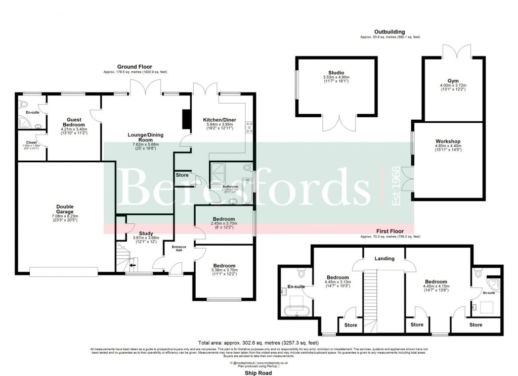Floorplans For West Hanningfield, Chelmsford, Essex