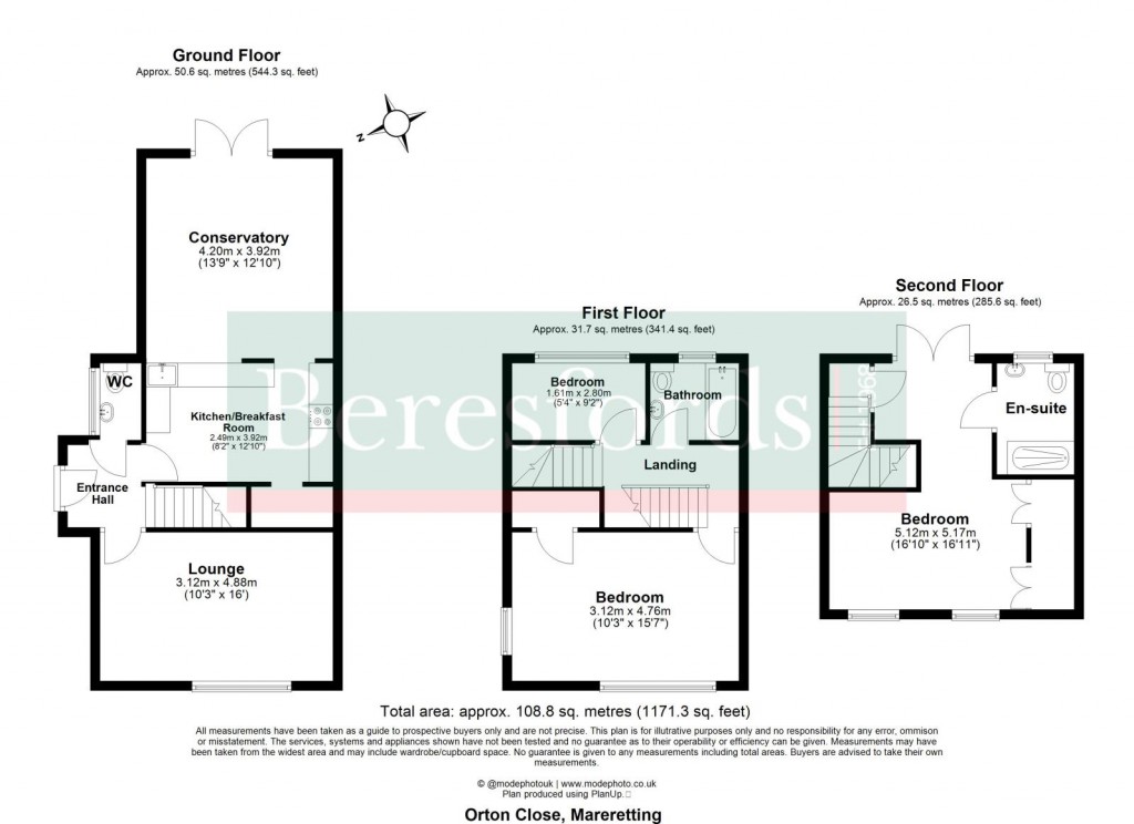 Floorplans For Margaretting, Ingatestone, Essex