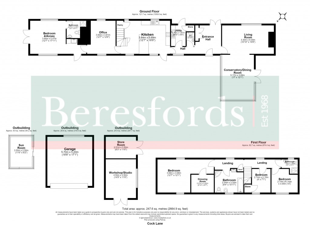Floorplans For Cock Lane, Highwood, Essex