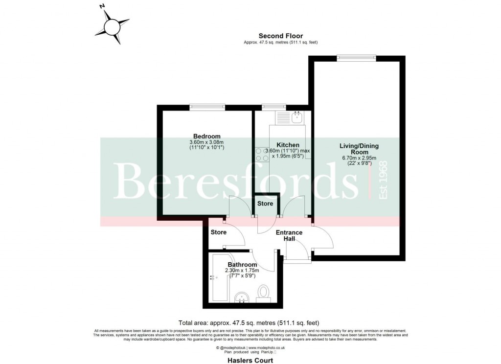 Floorplans For Fryerning Lane, Ingatestone, Essex