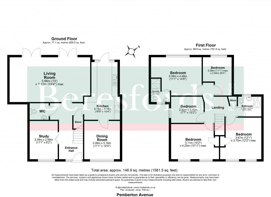 Floorplans For Ingatestone, Essex