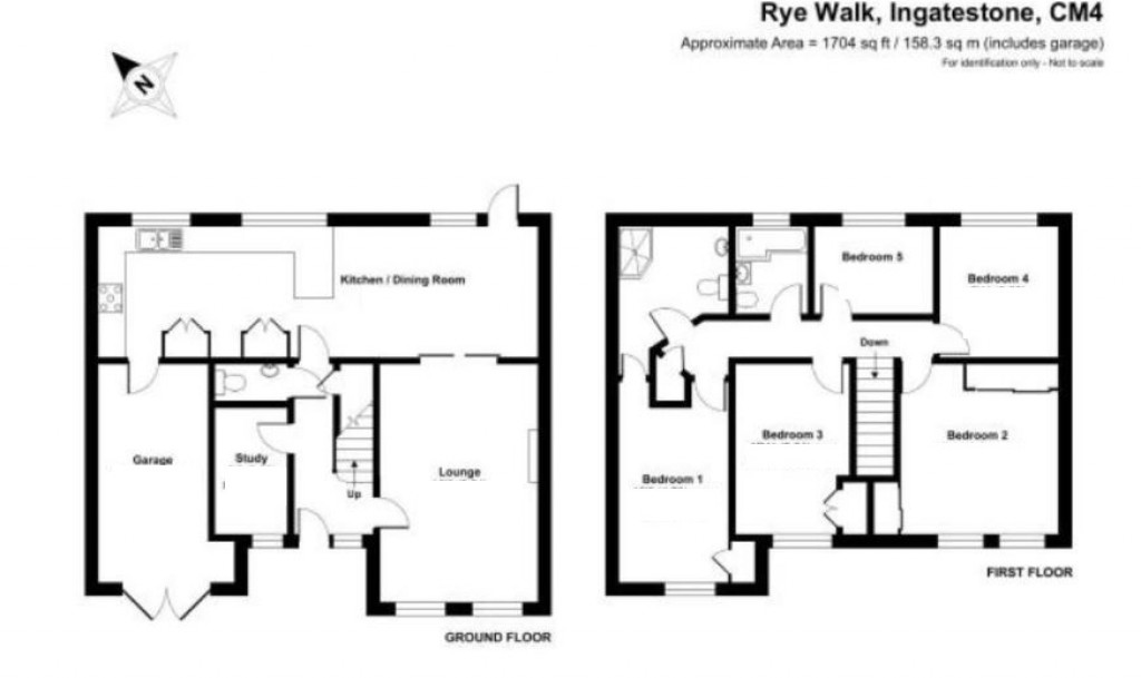Floorplans For Ingatestone, Essex