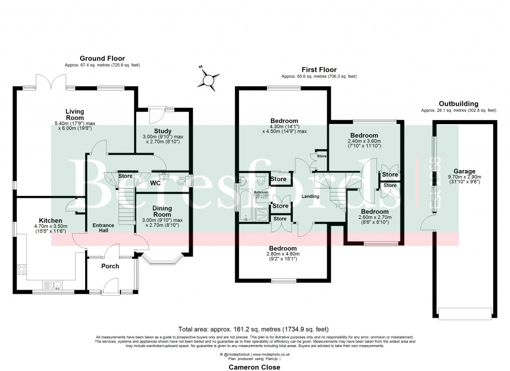 Floorplans For Ingatestone, Essex