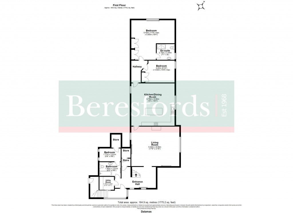 Floorplans For Fryerning, Ingatestone, Essex