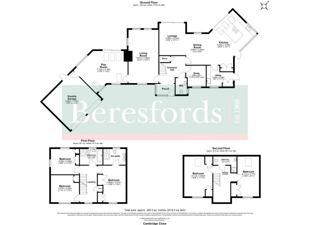 Floorplans For Stock, Ingatestone, Essex