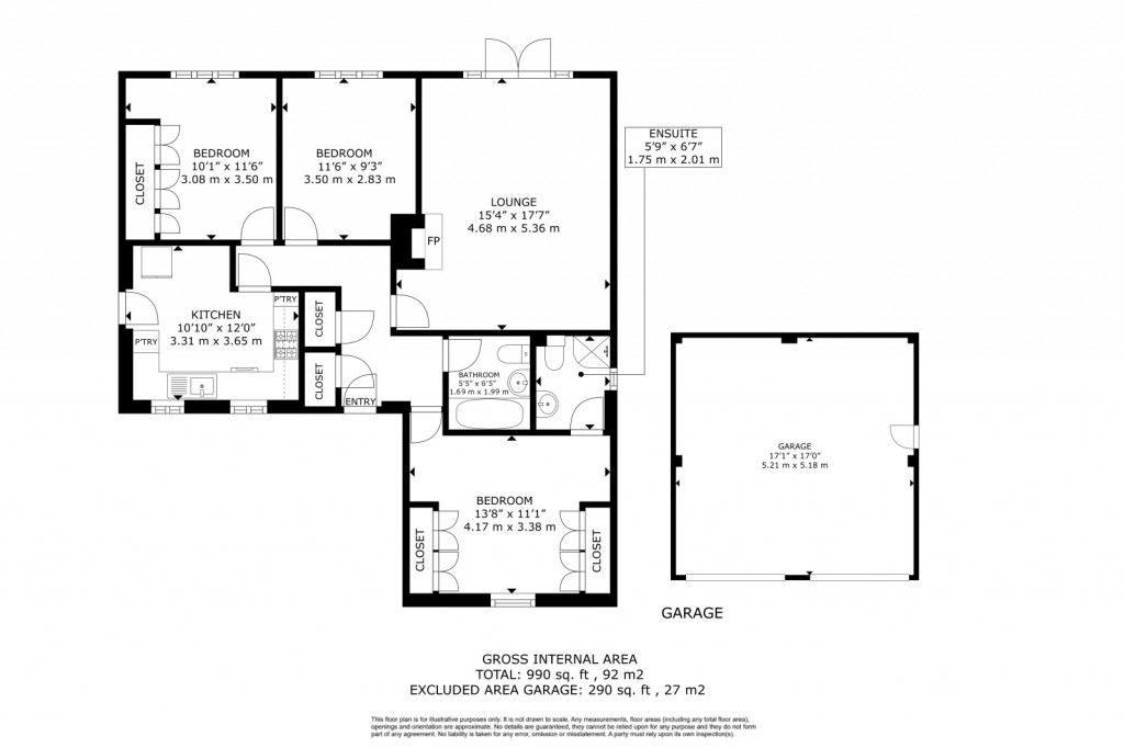 Floorplans For Ingatestone, Essex