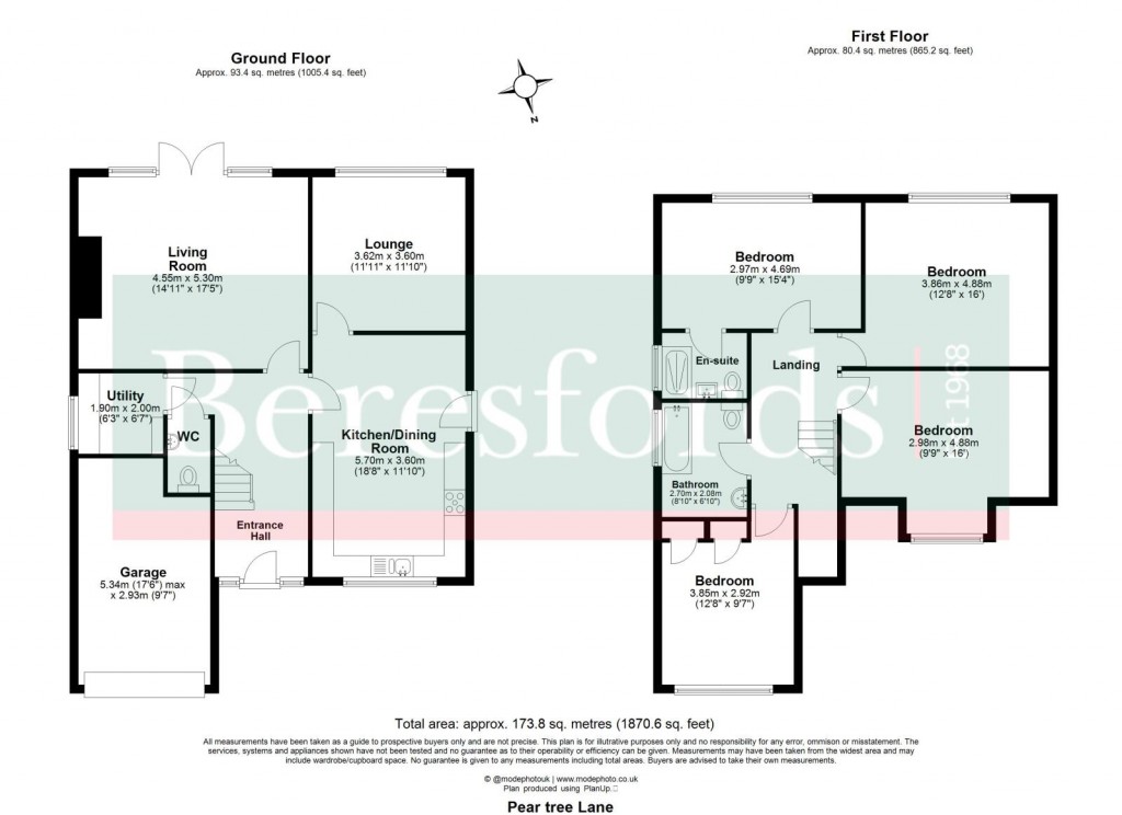 Floorplans For Doddinghurst, Brentwood, Essex