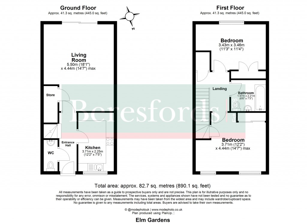 Floorplans For Mountnessing, Brentwood, Essex
