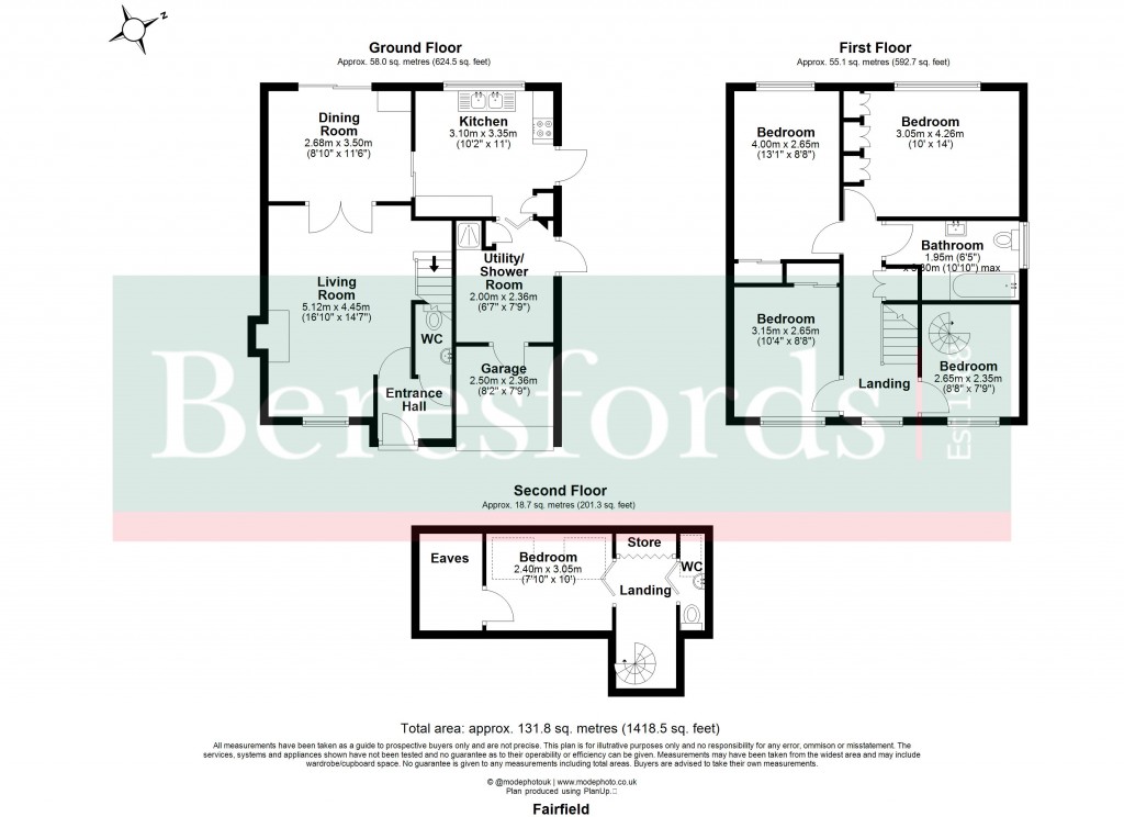 Floorplans For Ingatestone, Essex